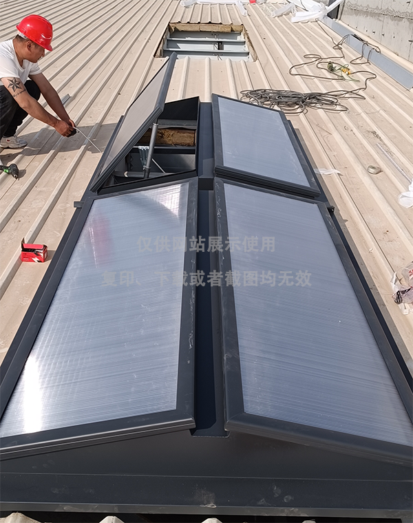 兰州王老吉生产车间印台排烟天窗